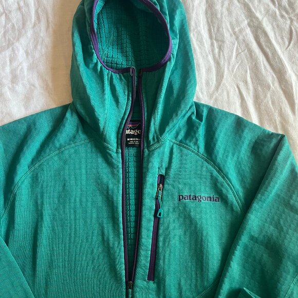 Patagonia Other - Retro Vintage Green and Purple Patagonia fleece